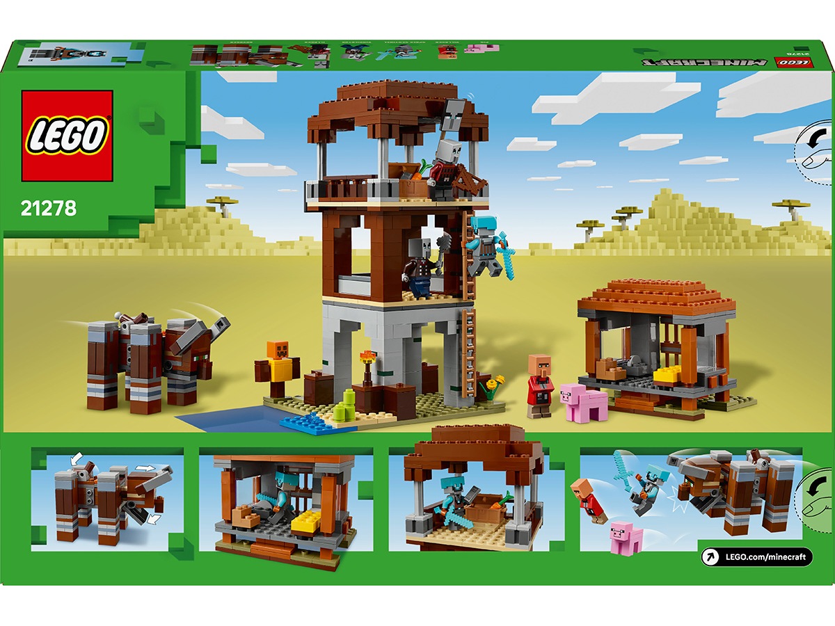 LEGO Minecraft Plyndrevakttårn og villsvin 21278 LEGO