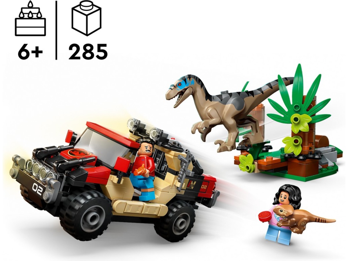 LEGO Jurassic World Raptorflukt i terrengbil 76972 LEGO