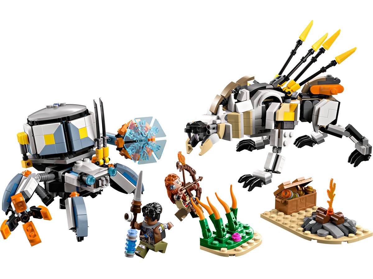 LEGO Horizon Aloy og Varl mot Skjoldkrype og Sagtenner 77037 LEGO