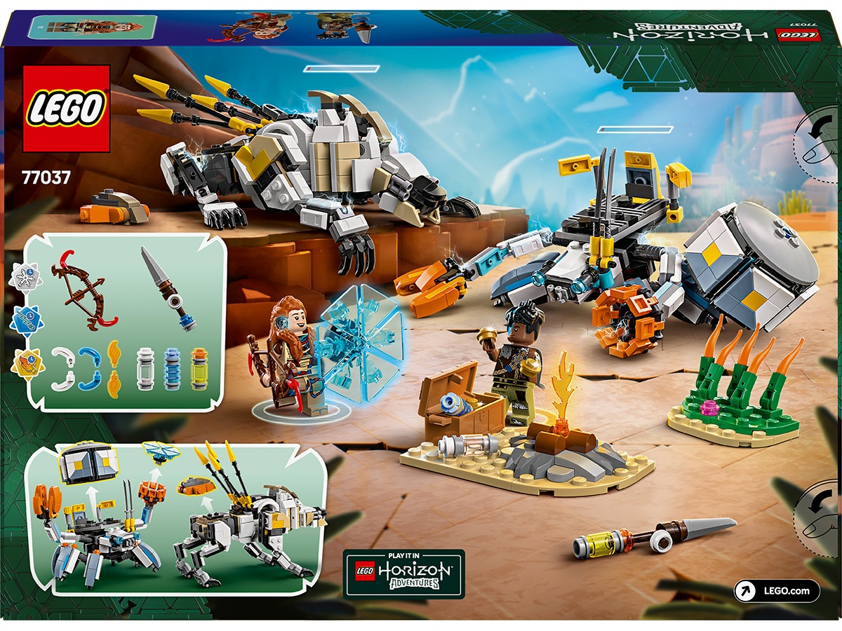 LEGO Horizon Aloy og Varl mot Skjoldkrype og Sagtenner 77037 LEGO