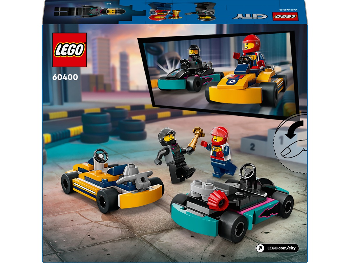 LEGO City Great Vehicles Gokarter og racerfører 60400 LEGO