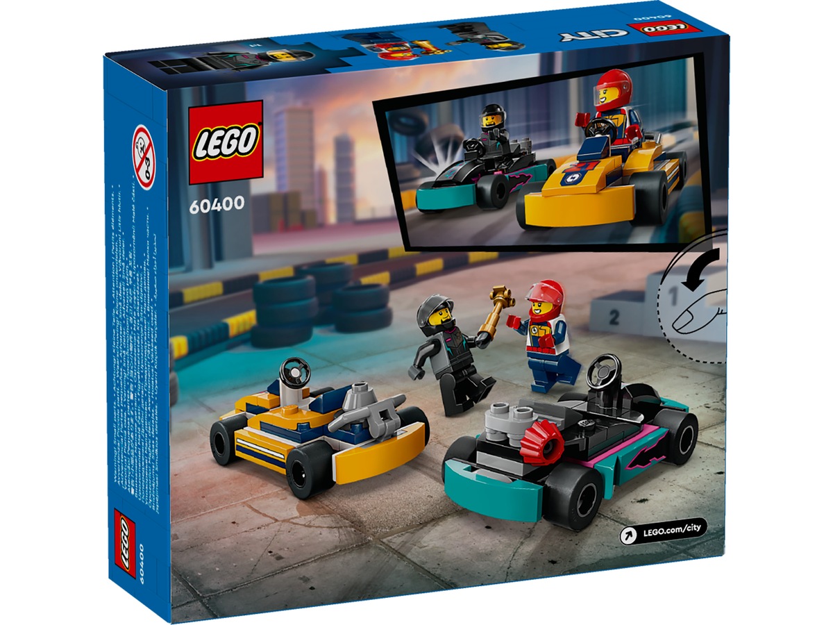 LEGO City Great Vehicles Gokarter og racerfører 60400 LEGO