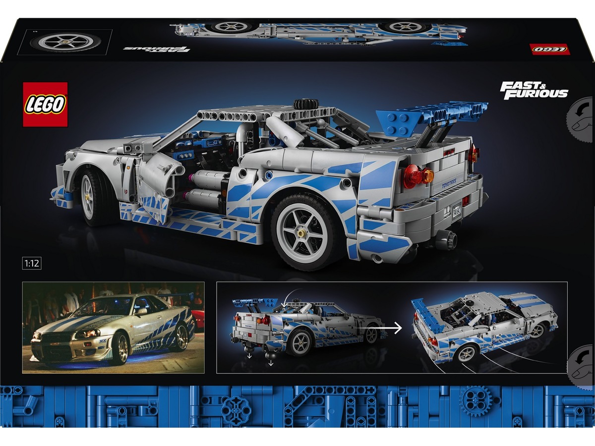 LEGO Technic 2 Fast 2 Furious Nissan Skyline GT-R (R34)-bil 42210 LEGO