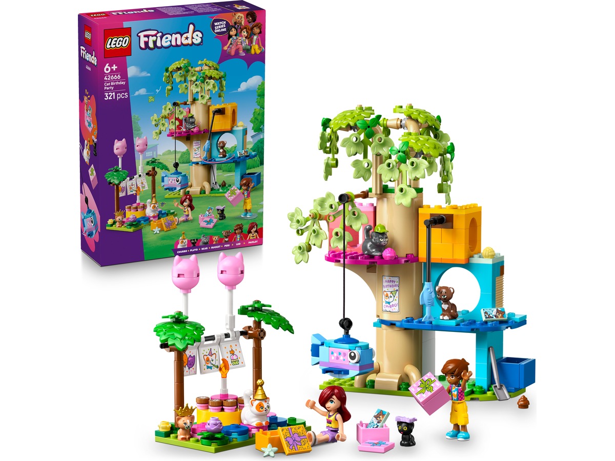 LEGO Friends Kattkalas & trehytte 42666 LEGO