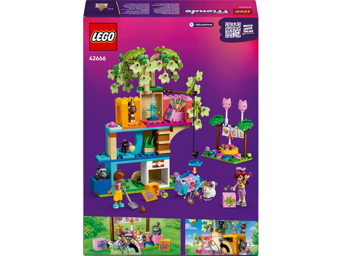 LEGO Friends Kattkalas & trehytte 42666 LEGO