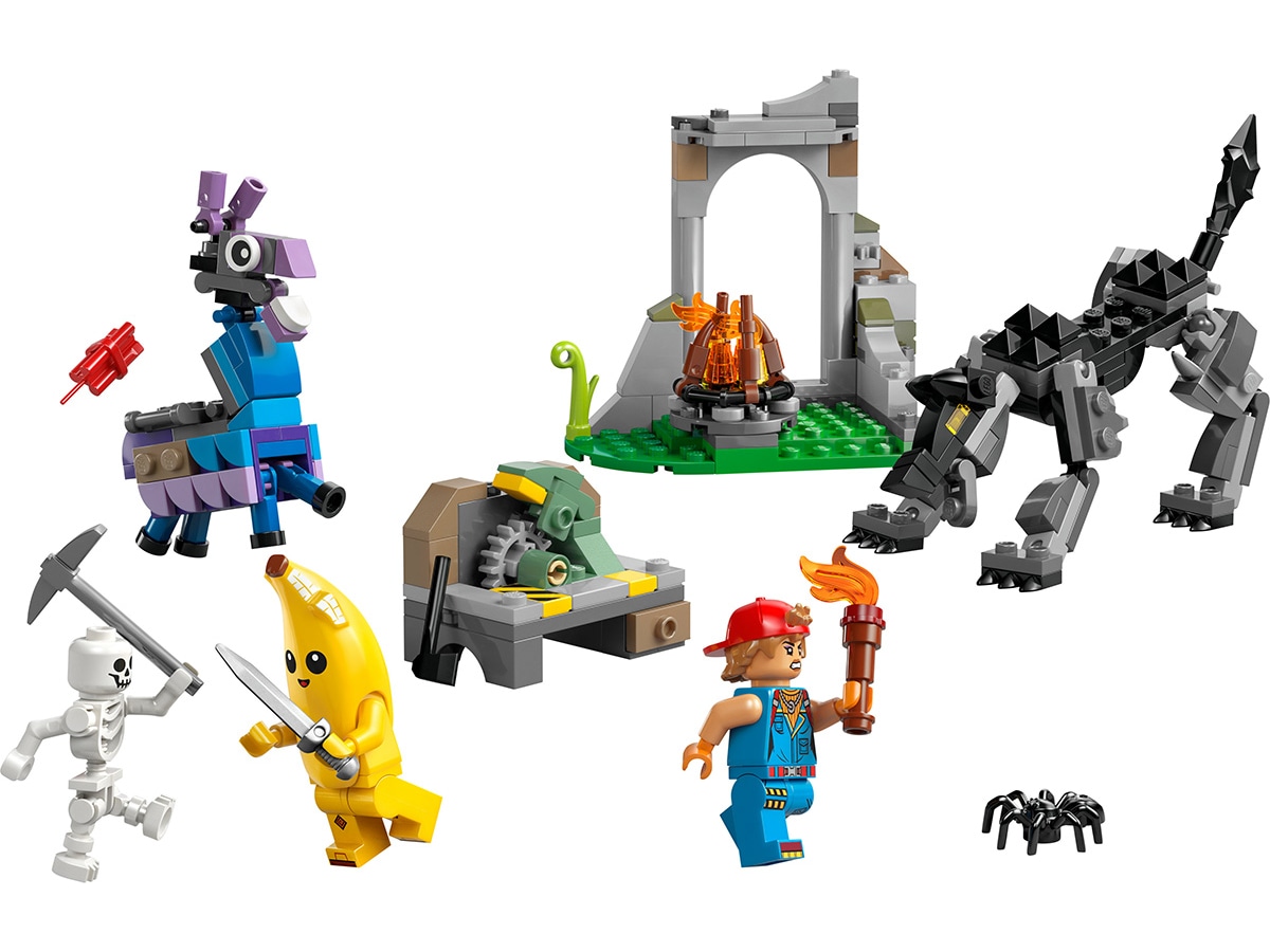 LEGO Fortnite Peely og Sparkplugs leir 77075