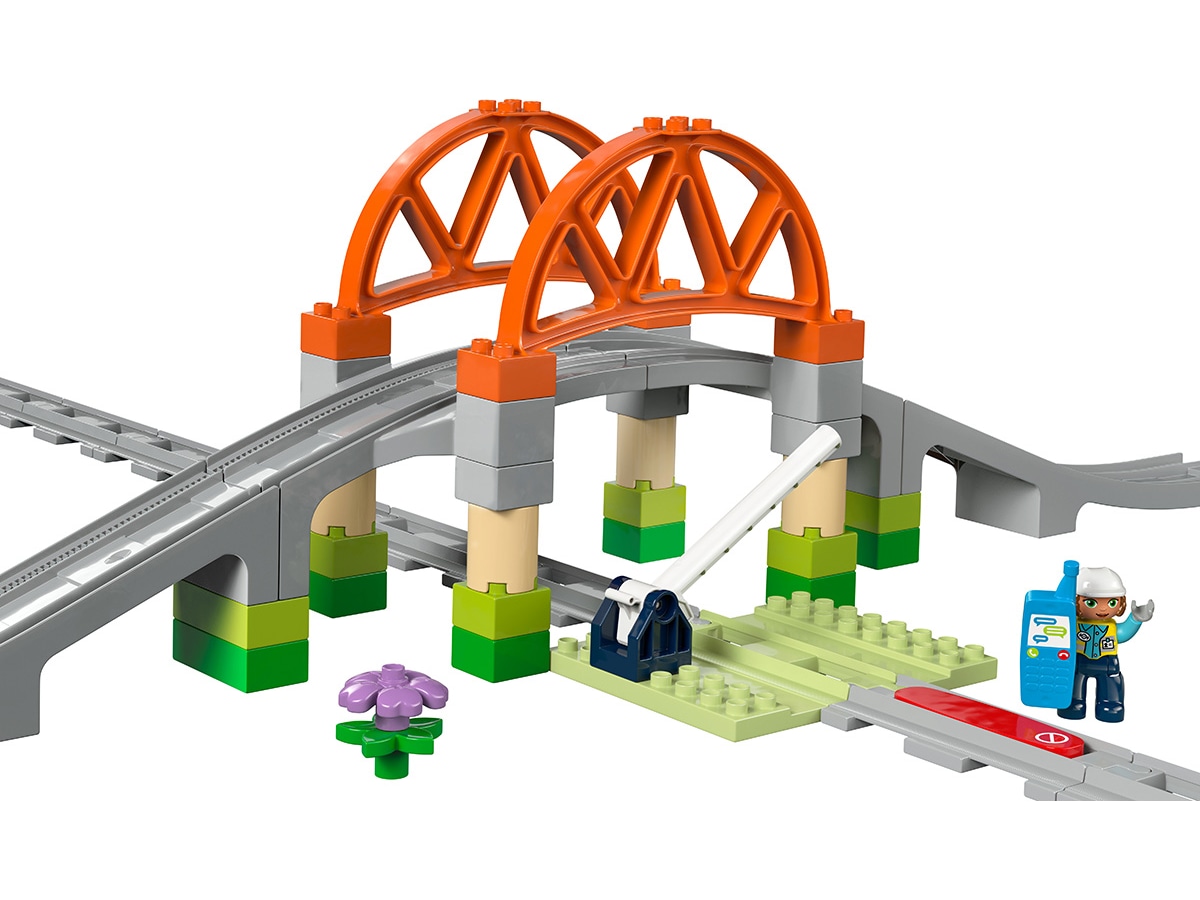 LEGO DUPLO Town Tågbro og spor – Utvidelsessett 10426 LEGO