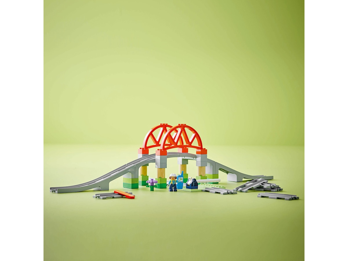 LEGO DUPLO Town Tågbro og spor – Utvidelsessett 10426 LEGO