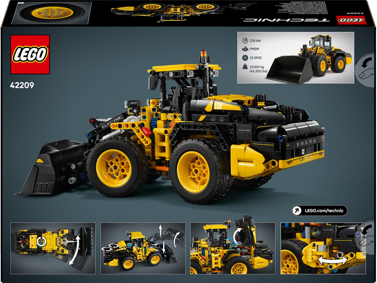 LEGO Technic Volvo L120 el-drevet hjullaster 42209 LEGO