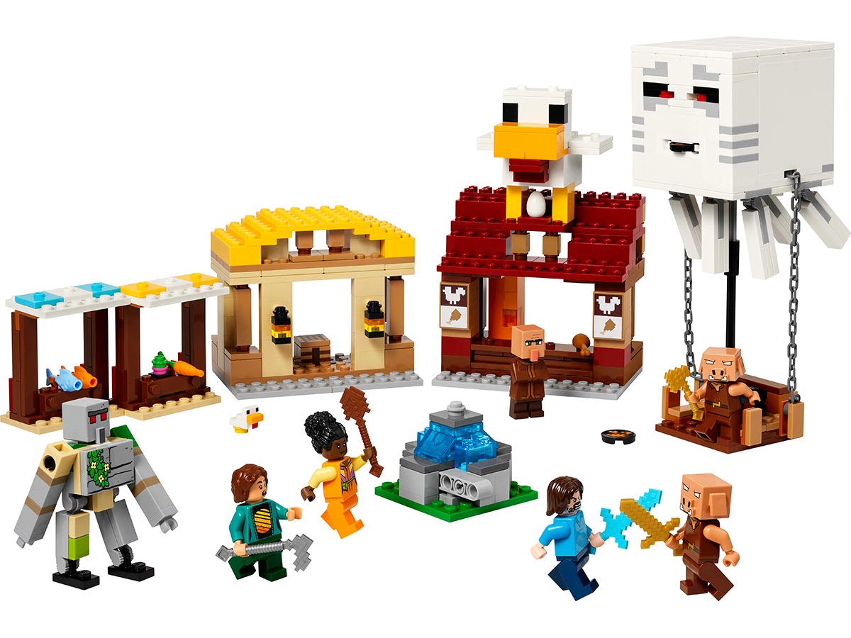 LEGO Minecraft Byanfall med gastballong 21273 LEGO
