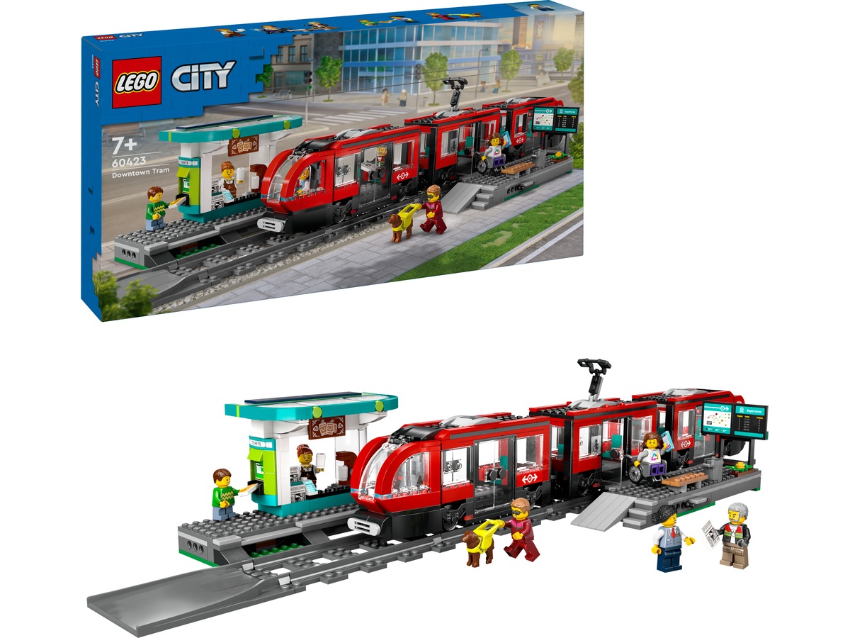 LEGO City Spårvogn og stasjon 60423 LEGO