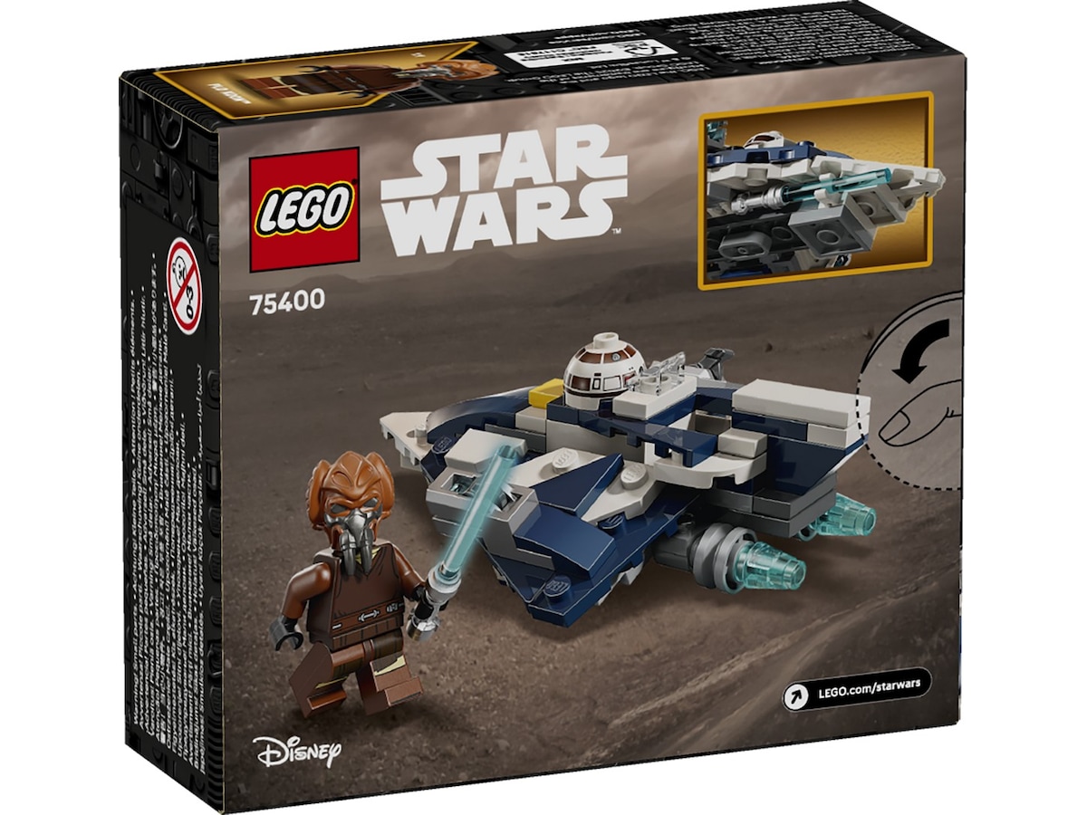 LEGO Star Wars Plo Koons Jedi Starfighter Microfighter 75400 LEGO