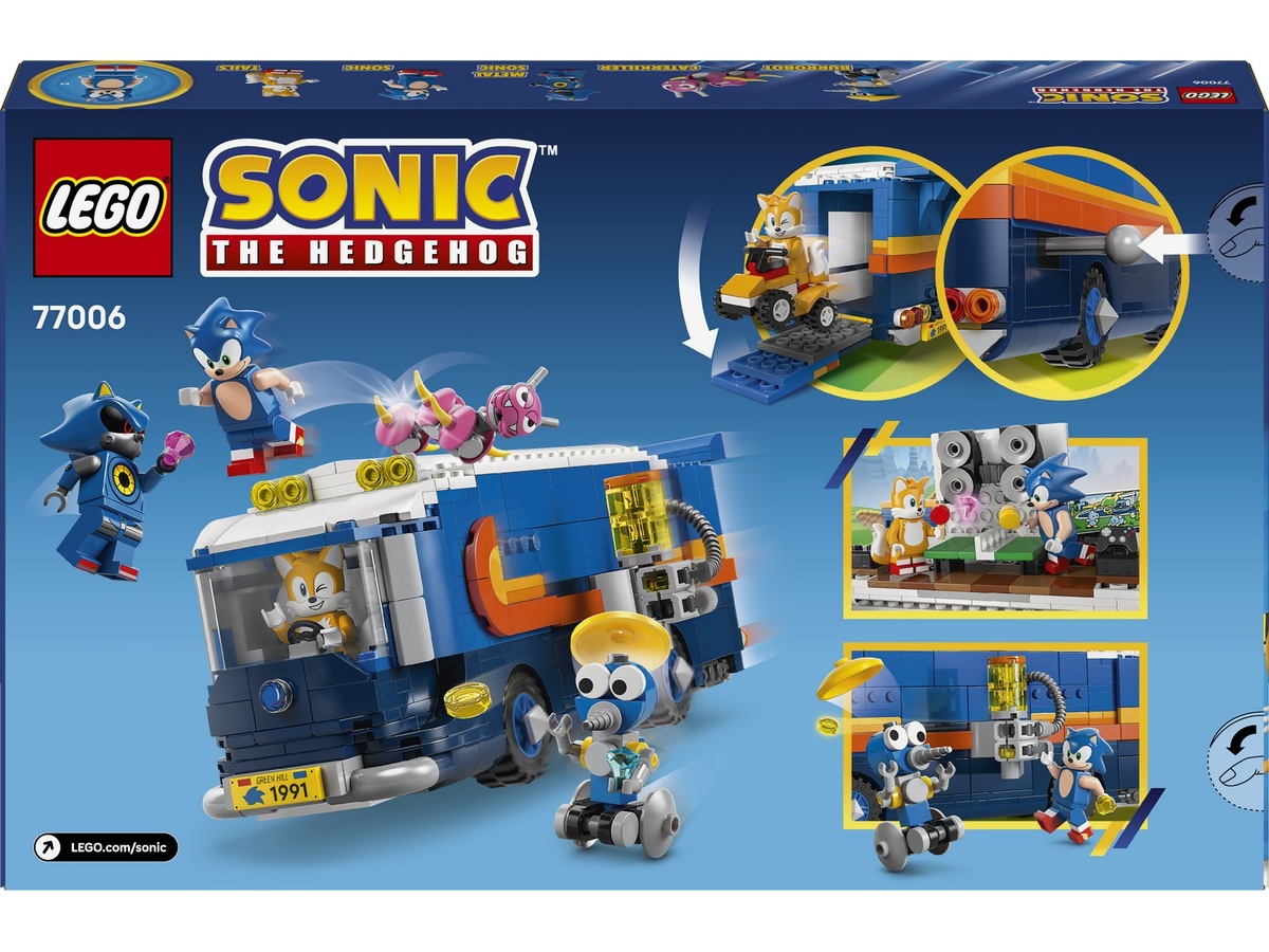 LEGO Sonic Team Sonics kommandotrailer 77006 LEGO