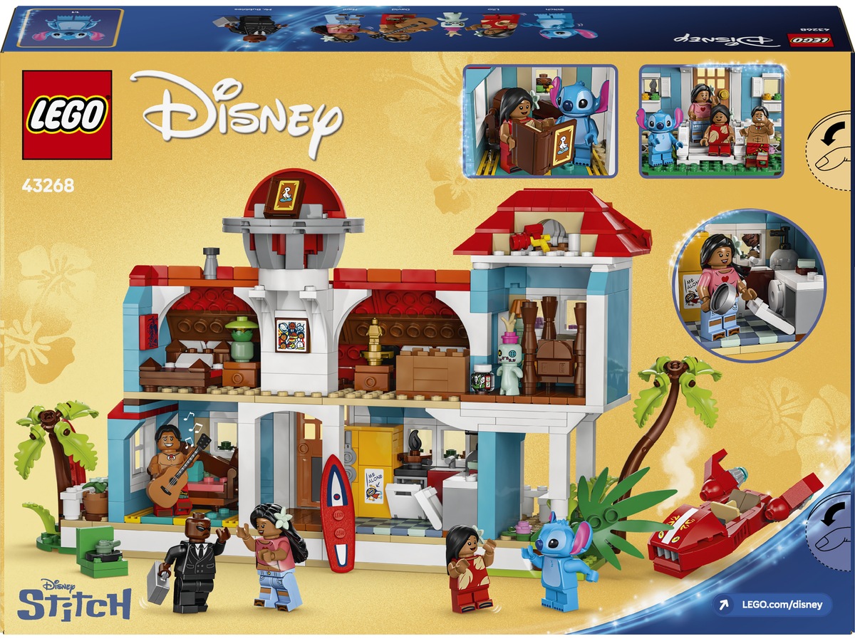 LEGO Disney Classic Strandhuset til Lilo og Stitch 43268 LEGO