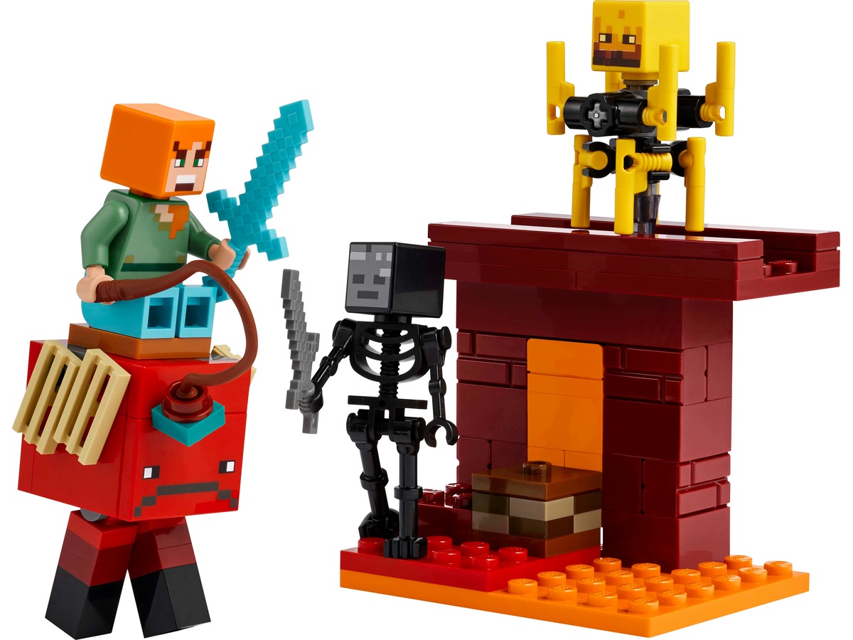 LEGO Minecraft Lavastriden i Nether 21266 LEGO