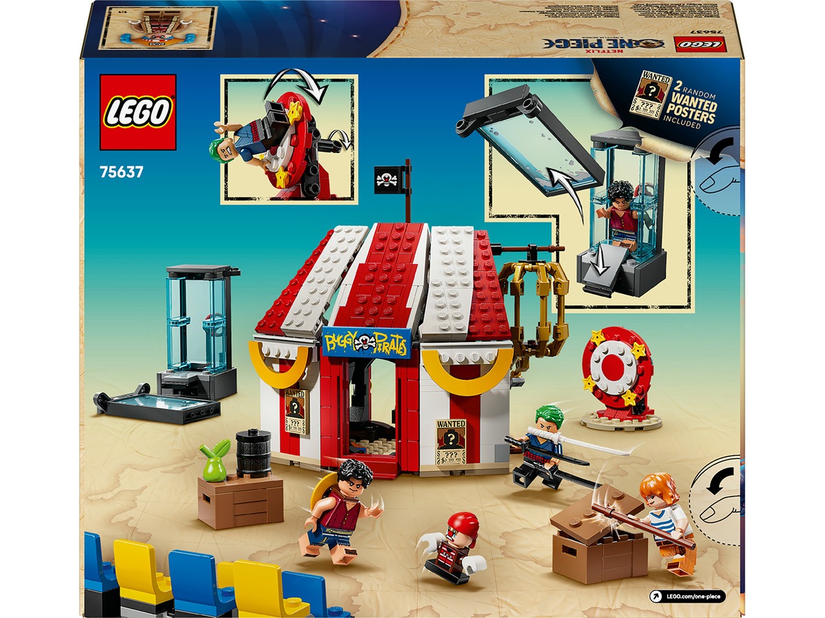 LEGO ONE PIECE Clownen Buggys sirkustelt 75637 LEGO