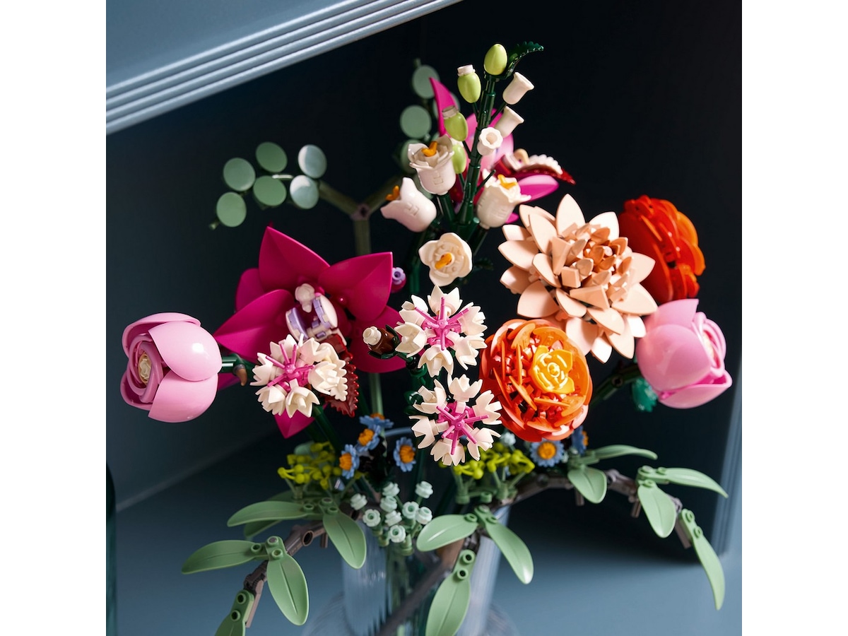 LEGO Botanicals Vakker bukett med rosa blomster 10342 LEGO