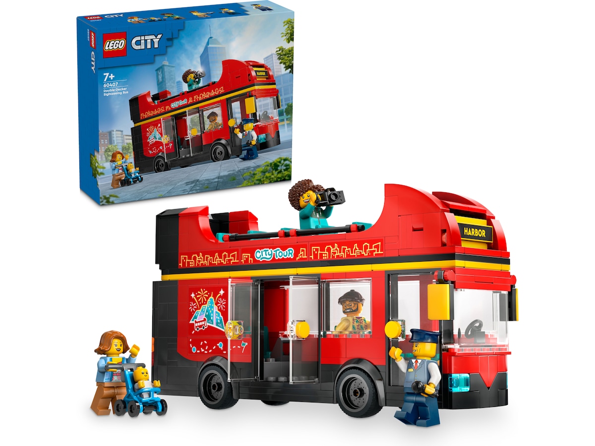 LEGO City Rød dobbeltdekker for sightseeing 60407 LEGO