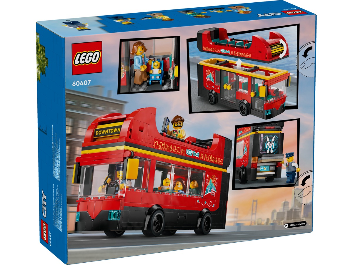 LEGO City Rød dobbeltdekker for sightseeing 60407 LEGO