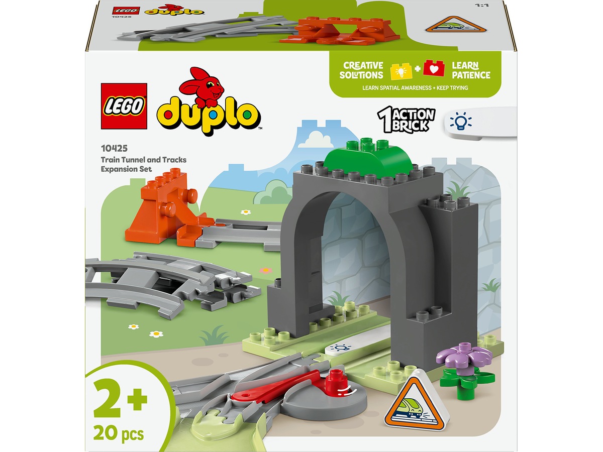 LEGO DUPLO Town Tågtunnel og spor – Utvidelsessett 10425 LEGO
