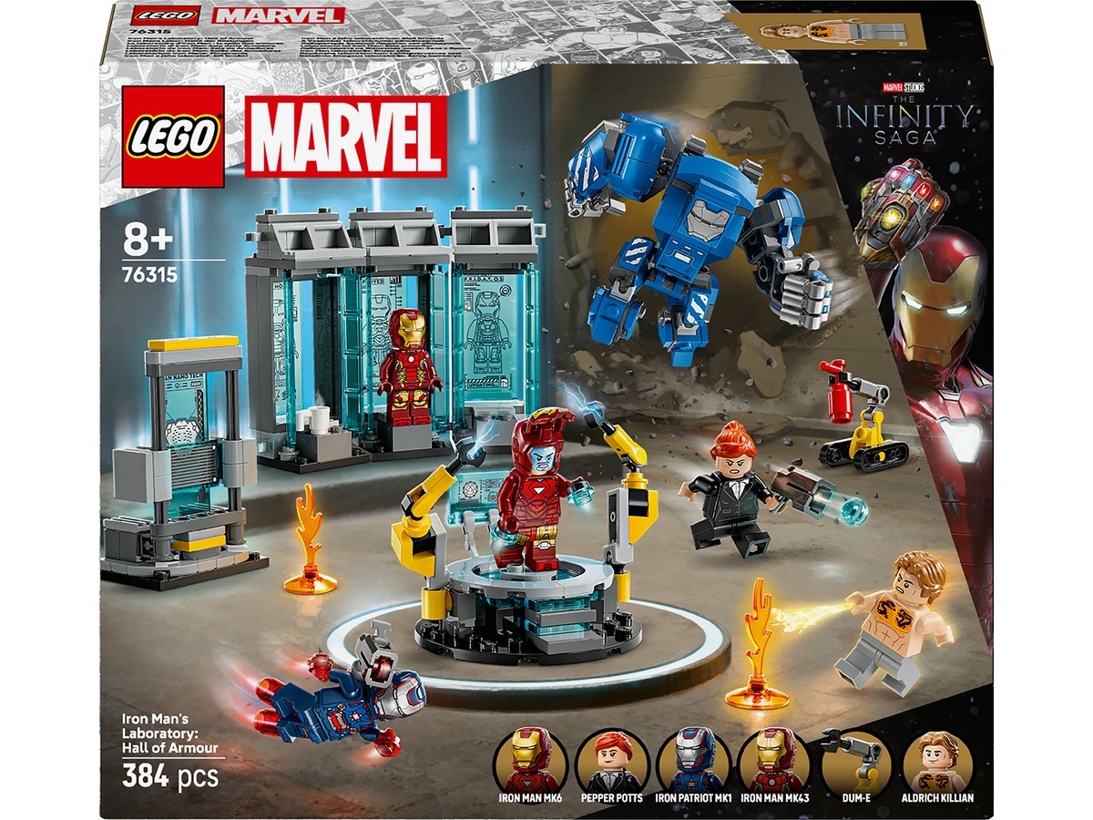 LEGO Super Heroes Marvel Iron Mans labb: rustningens sal 76315 LEGO