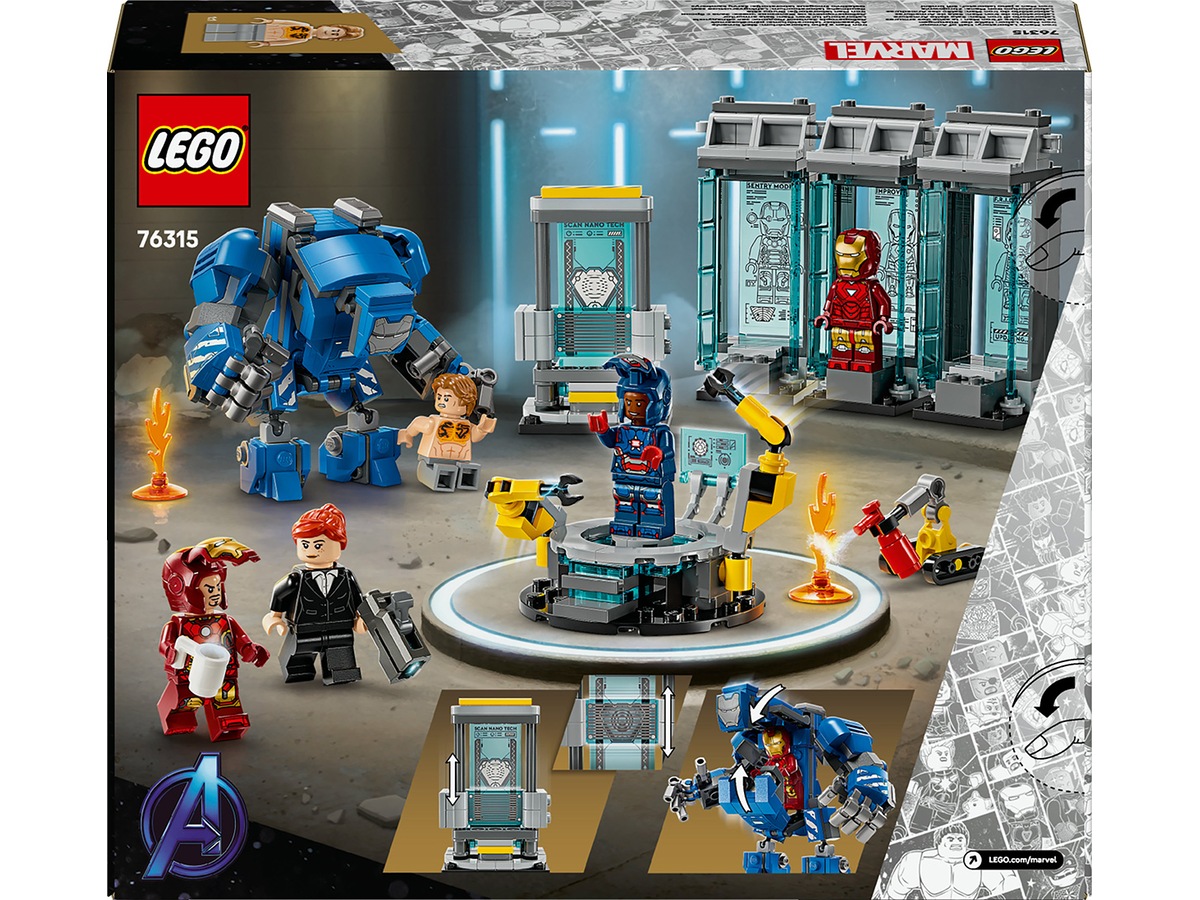 LEGO Super Heroes Marvel Iron Mans labb: rustningens sal 76315 LEGO