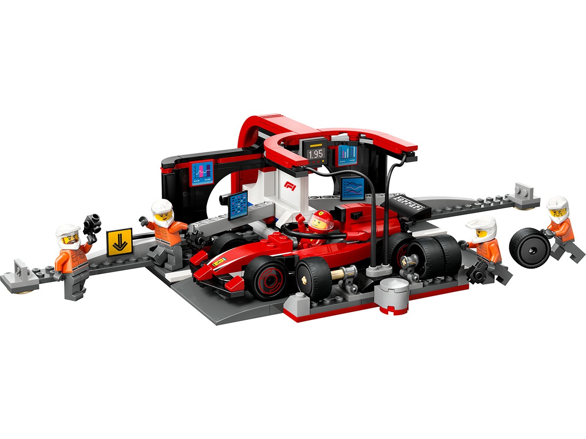 LEGO City F1 pitstopp & pitteam med Ferrari bil 60443 LEGO