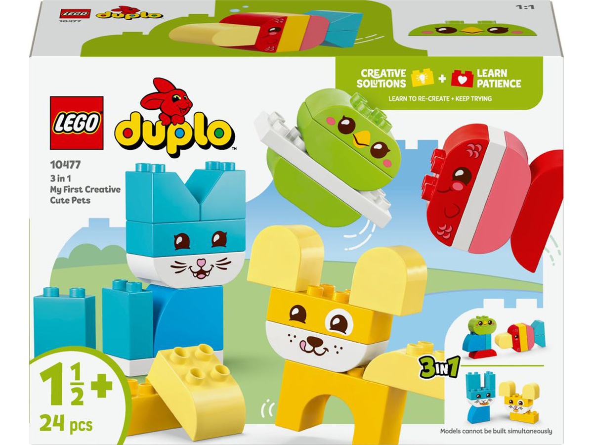 LEGO DUPLO Min første 3 i 1 Kreative søte kjæledyr 10477 LEGO