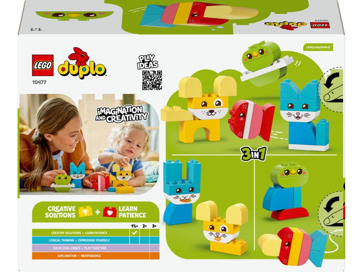 LEGO DUPLO Min første 3 i 1 Kreative søte kjæledyr 10477 LEGO
