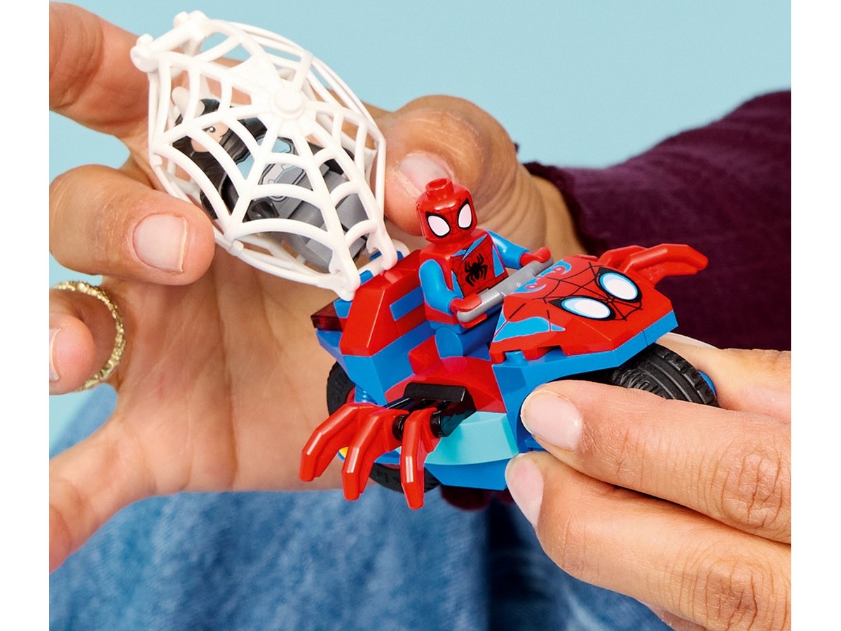 LEGO Spidey på motorsykkel mot Rhino 11206 LEGO