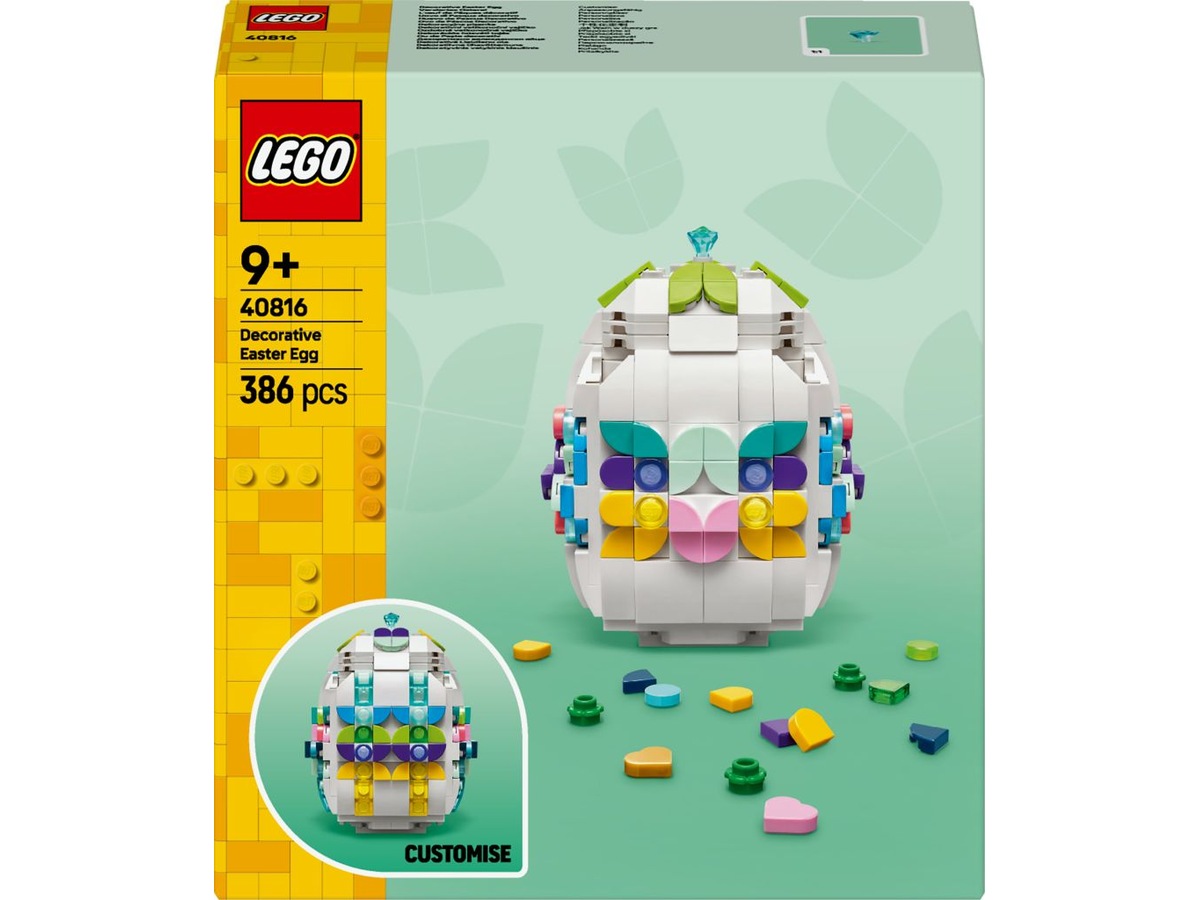 LEGO Iconic Dekorativt påskeegg 40816 LEGO