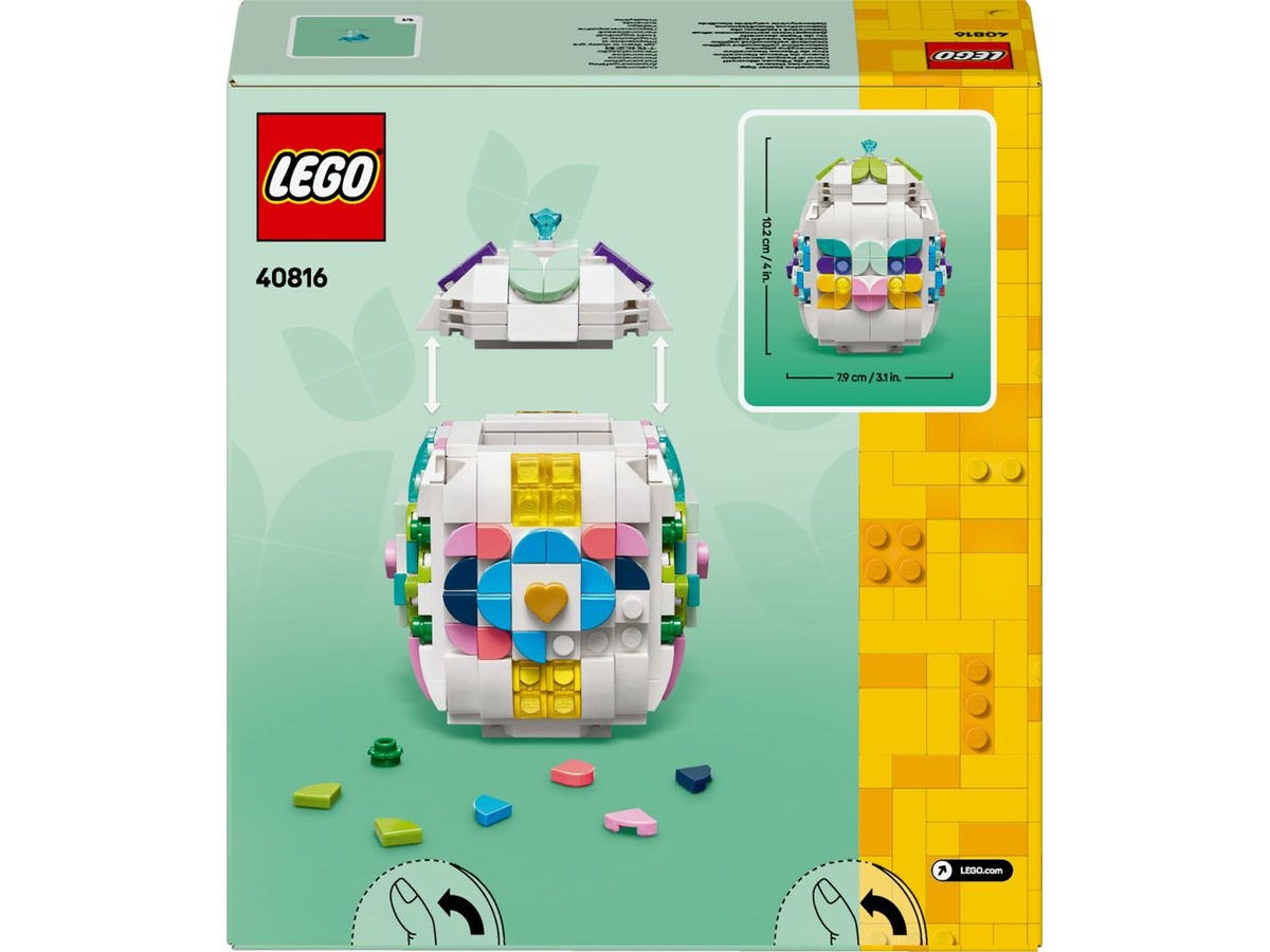 LEGO Iconic Dekorativt påskeegg 40816 LEGO