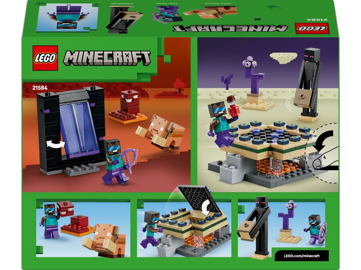 LEGO Minecraft Reise med Nether- og End-portal 21584 LEGO