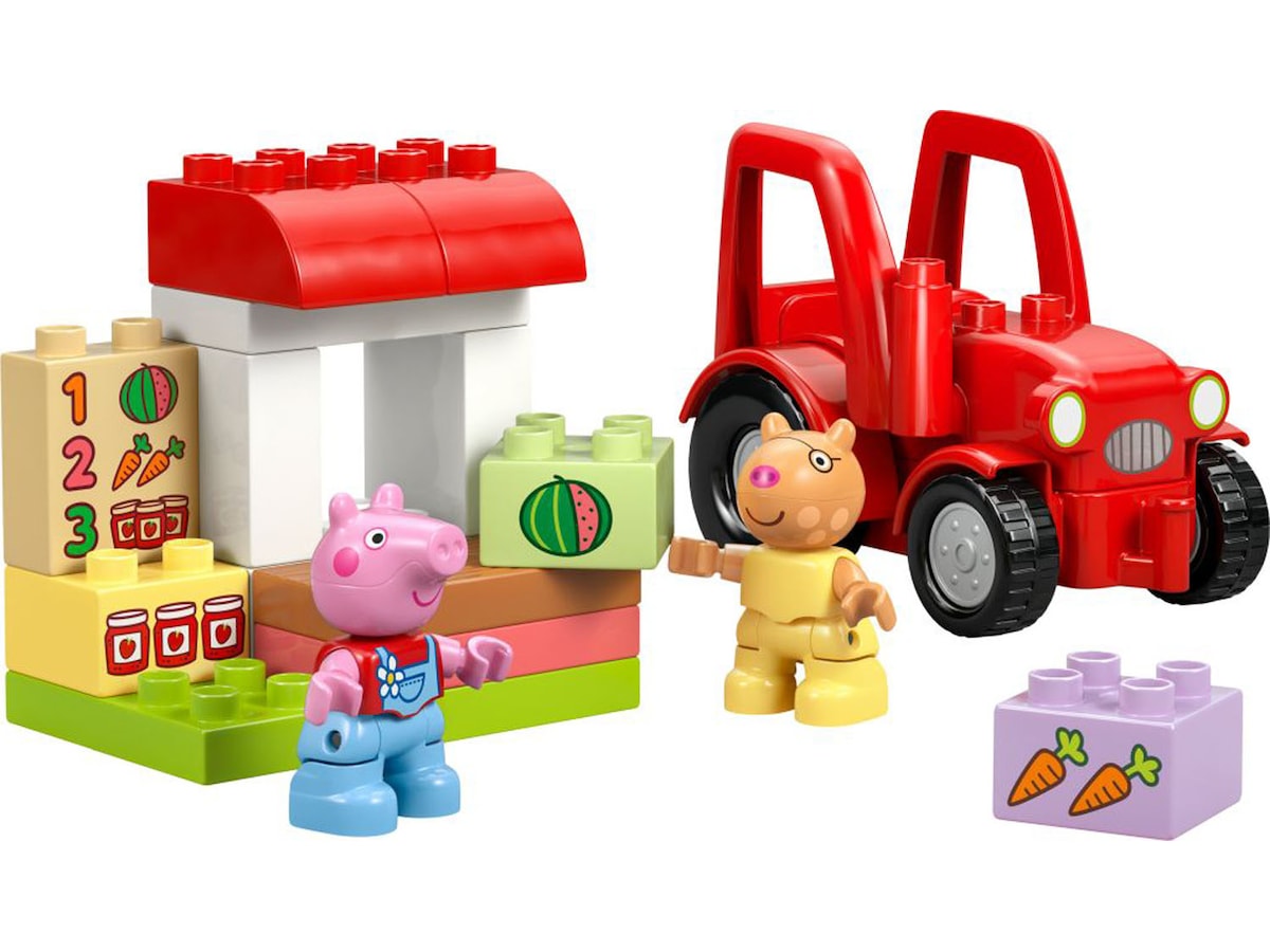 LEGO DUPLO Peppa Pig Traktor og marked 10468