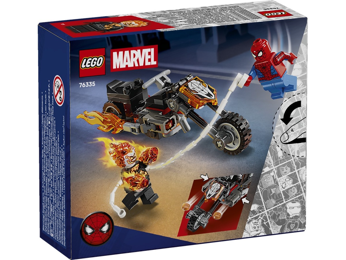 LEGO Super Heroes Marvel Spider-Man mot Ghost Rider på motorsykkel 76335 LEGO