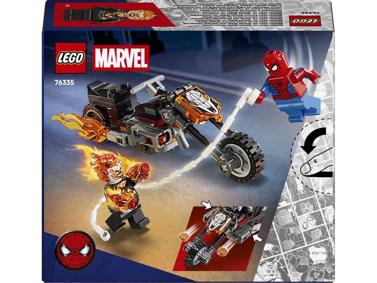 LEGO Super Heroes Marvel Spider-Man mot Ghost Rider på motorsykkel 76335 LEGO