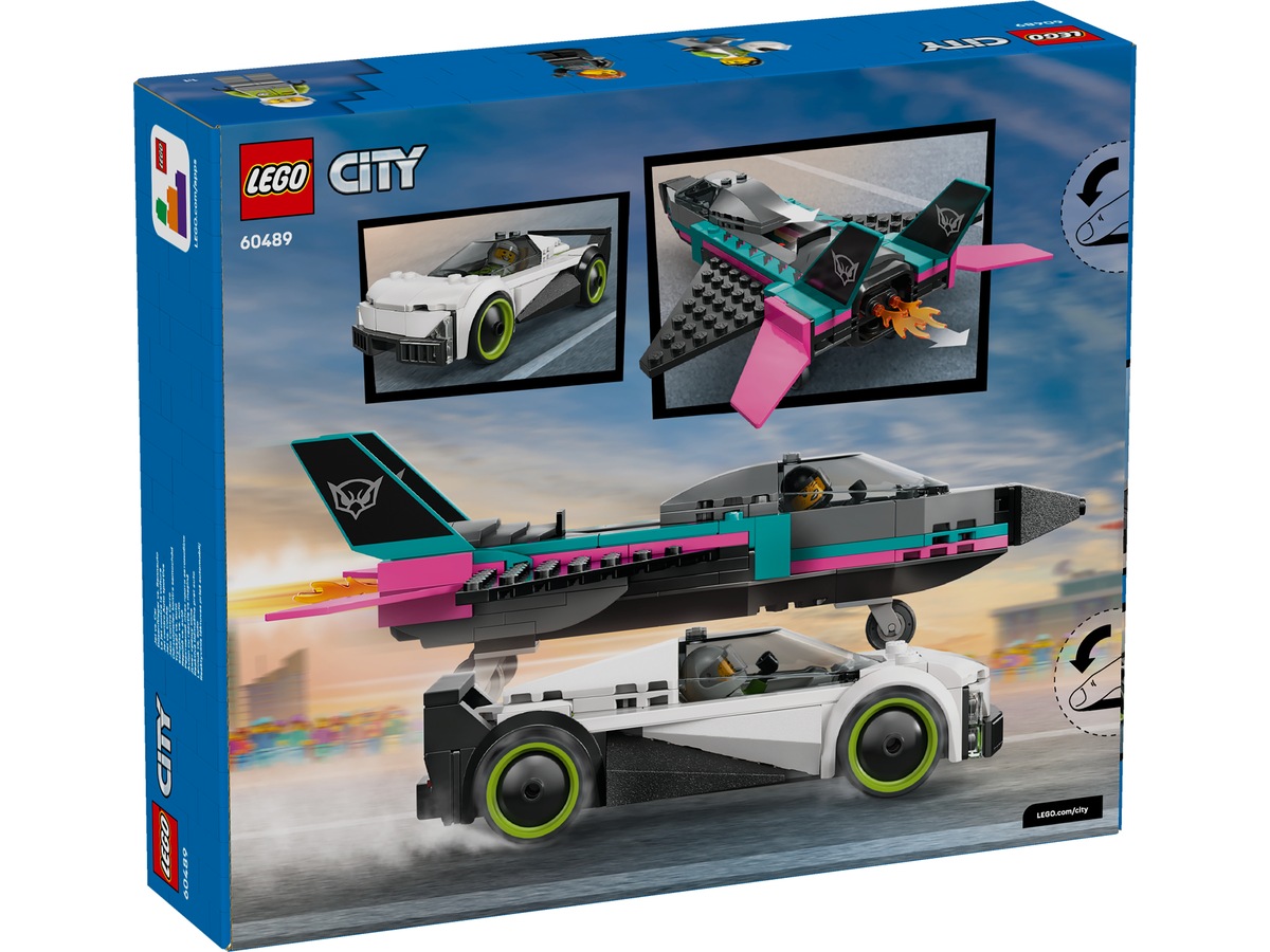 LEGO City Great Vehicles Jetplan mot bil 60489 LEGO