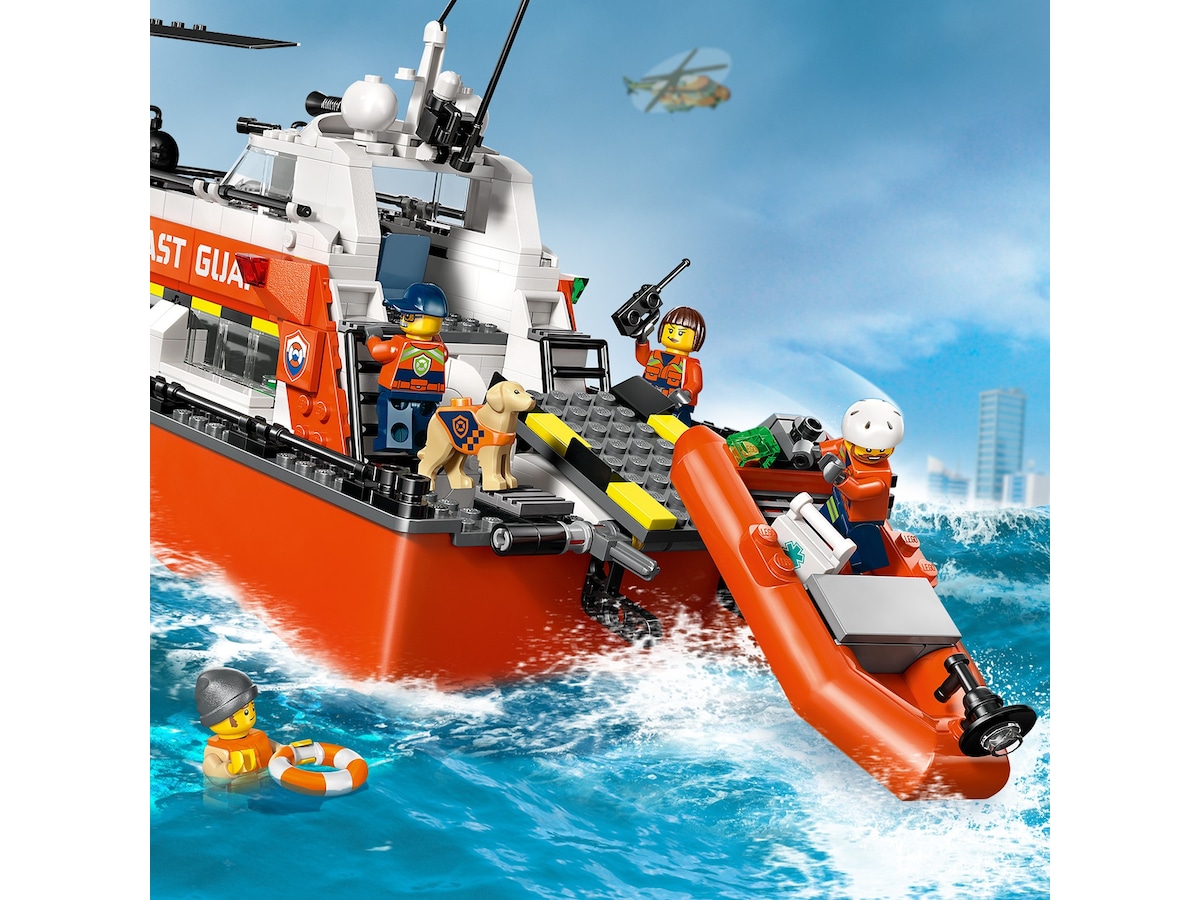 LEGO City Kystvaktens helikopter og redningsbåt 60504 LEGO