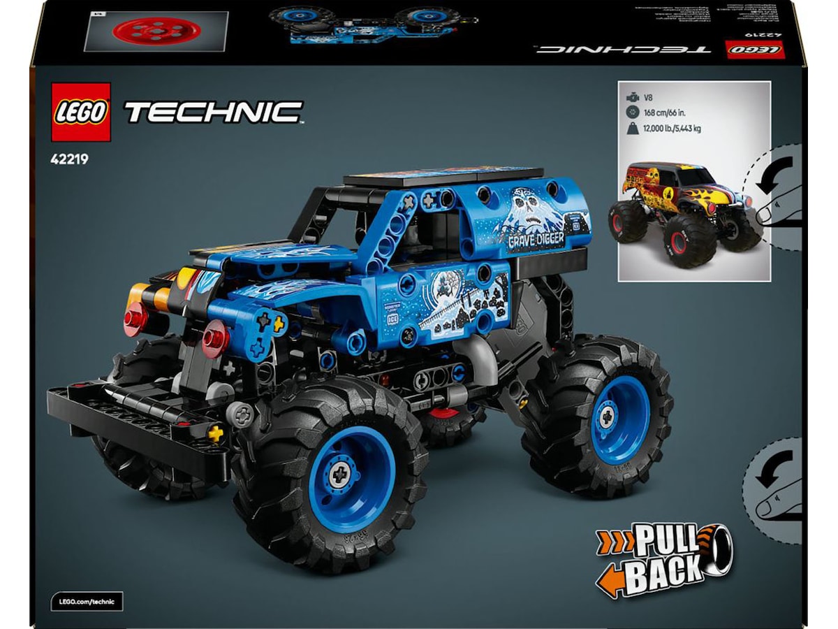 LEGO Technic Monster Jam Grave Digger ild og is 42219 LEGO