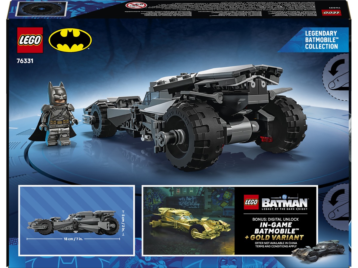 LEGO Super Heroes DC Batmobilen fra Batman v Superman 76331 LEGO