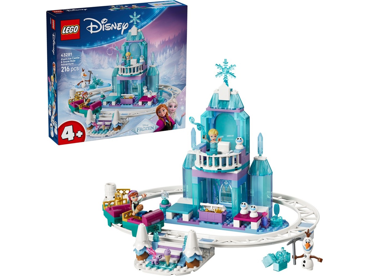 LEGO Disney Princess Elsas isslott og sledeeventyr 43281 LEGO