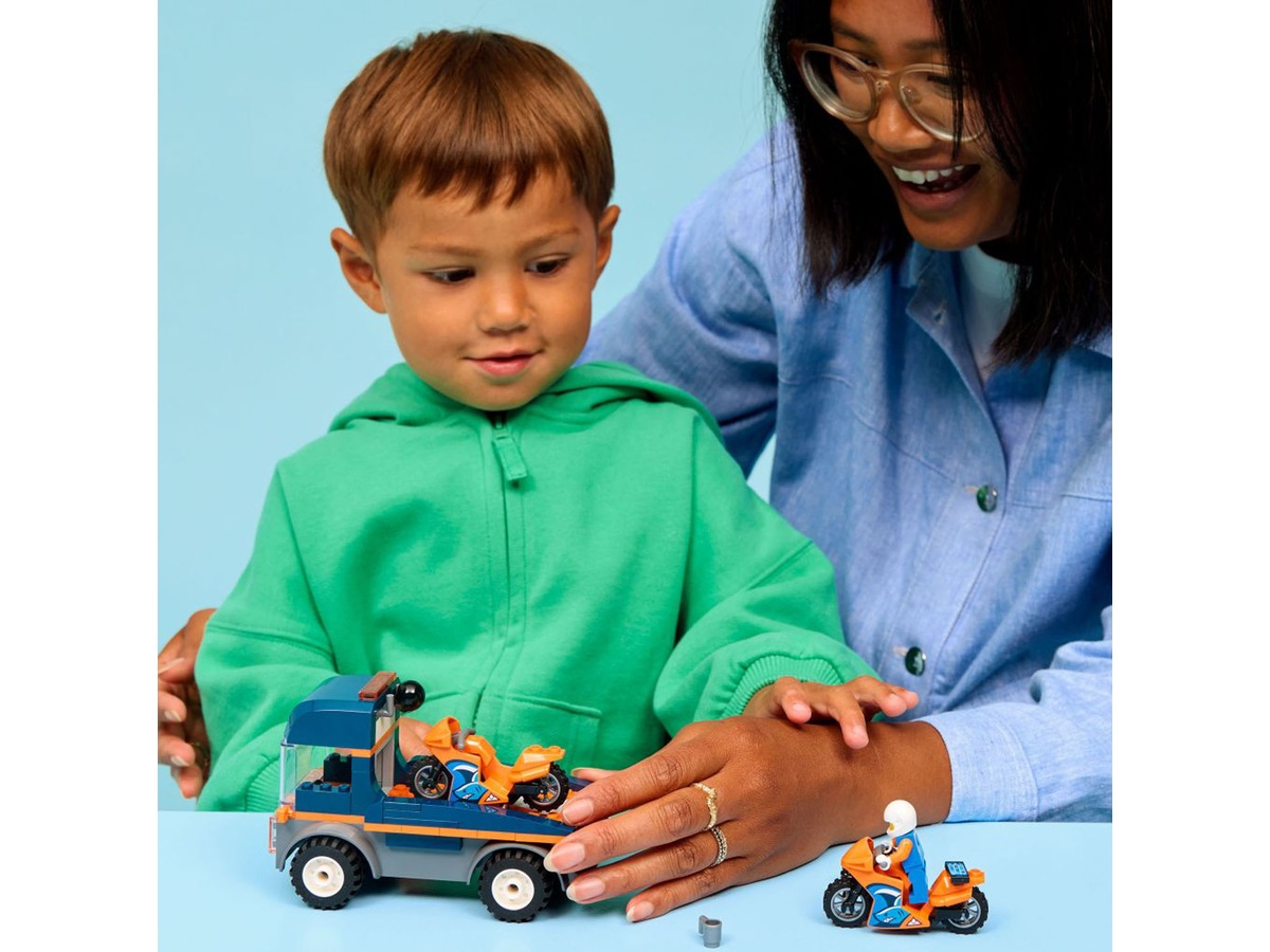 LEGO City Great Vehicles Motorsykkeltransport 60491 LEGO