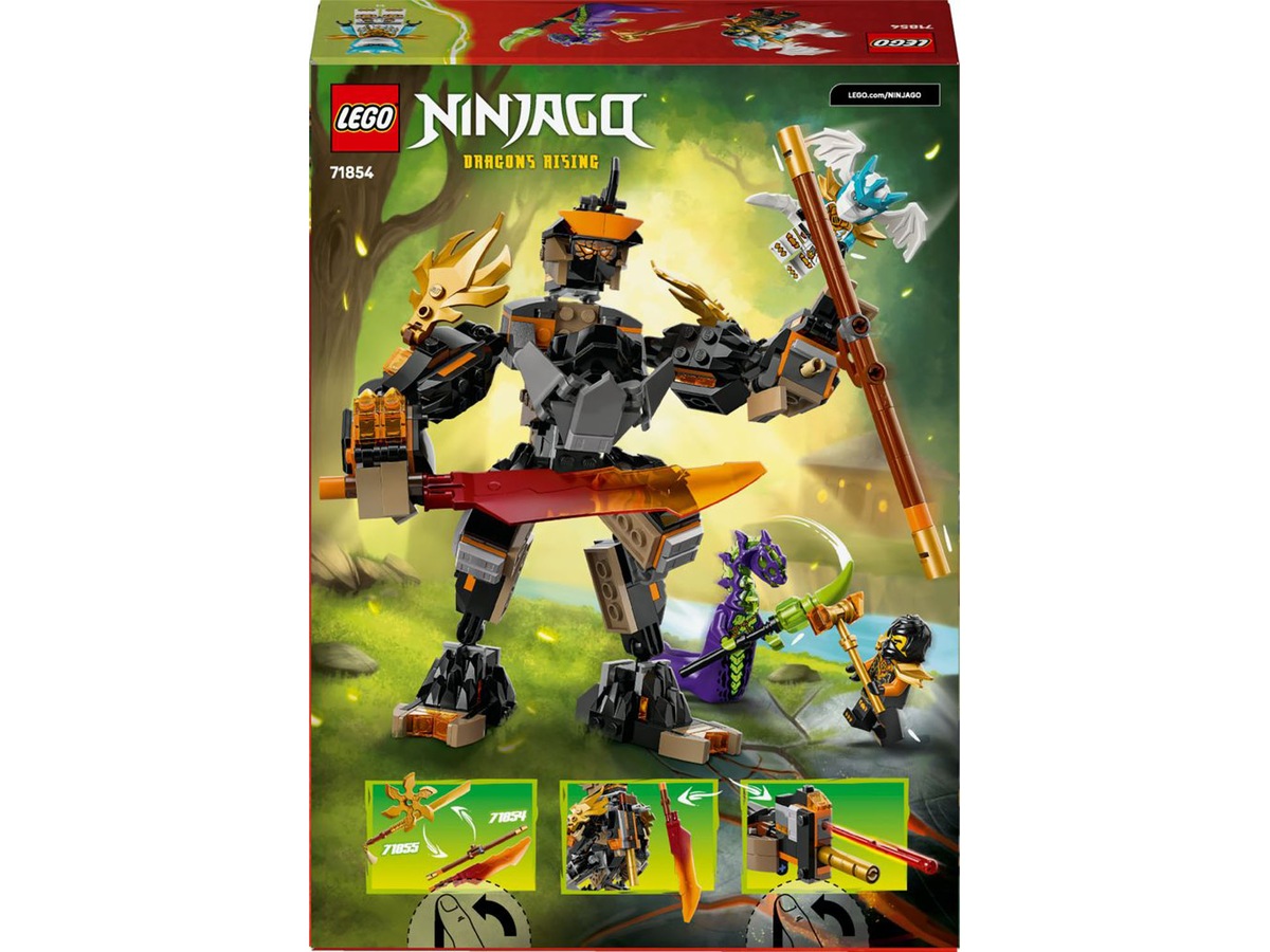 LEGO Ninjago Coles oppdragsrobot og Drage-Zane 71854 LEGO
