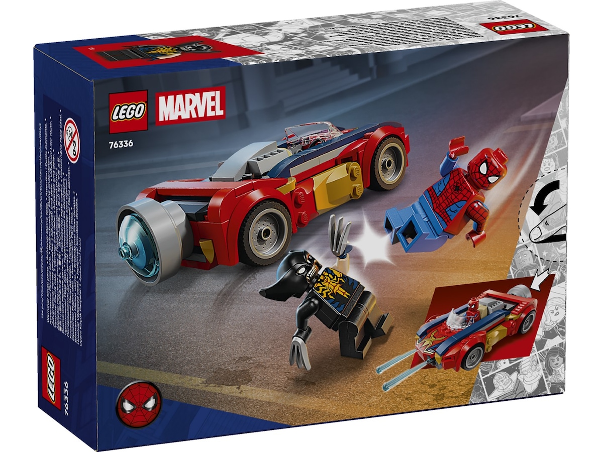 LEGO Super Heroes Spider-Man i bil mot venomifisert Wolverine 76336 LEGO