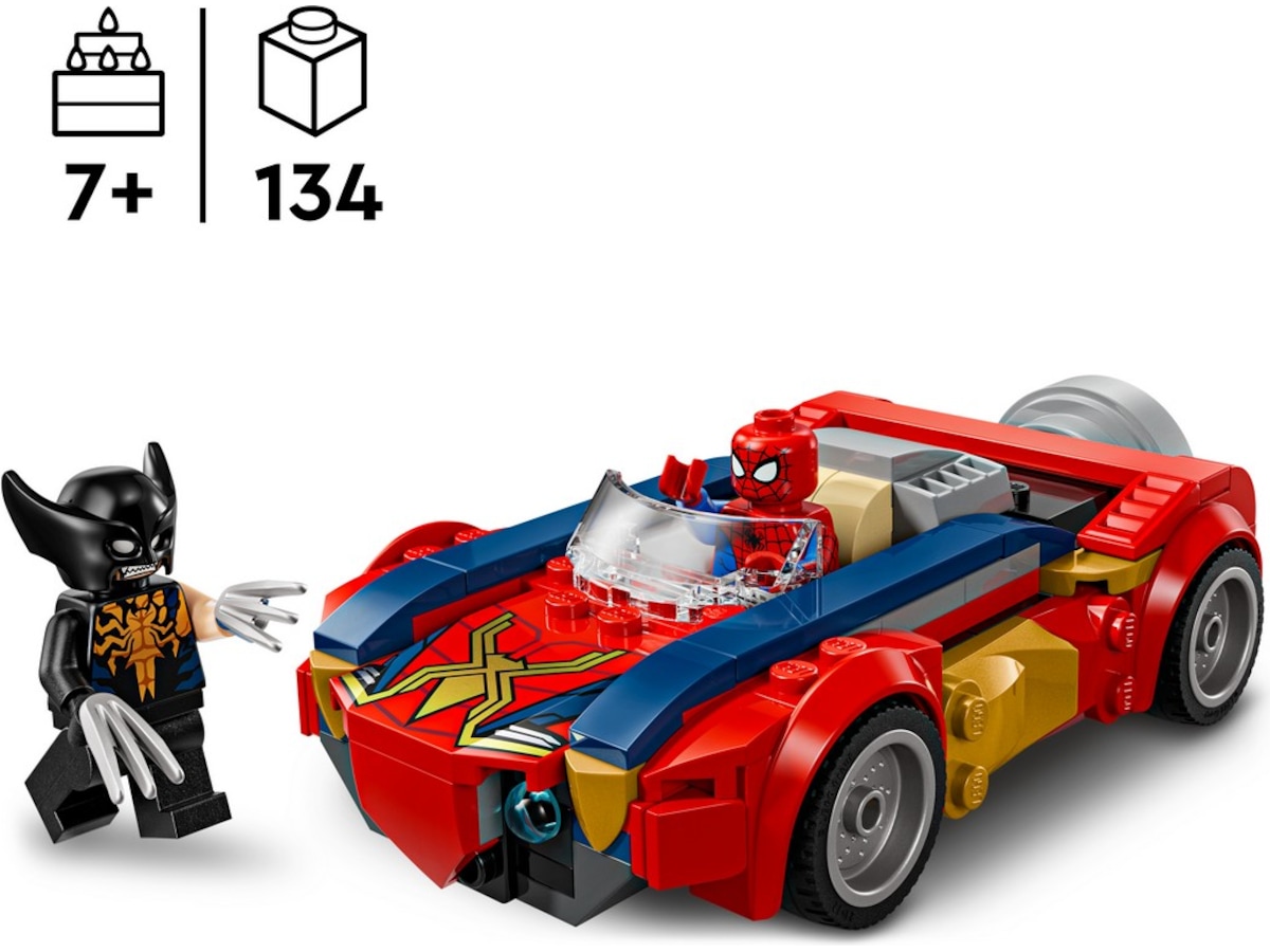 LEGO Super Heroes Spider-Man i bil mot venomifisert Wolverine 76336 LEGO