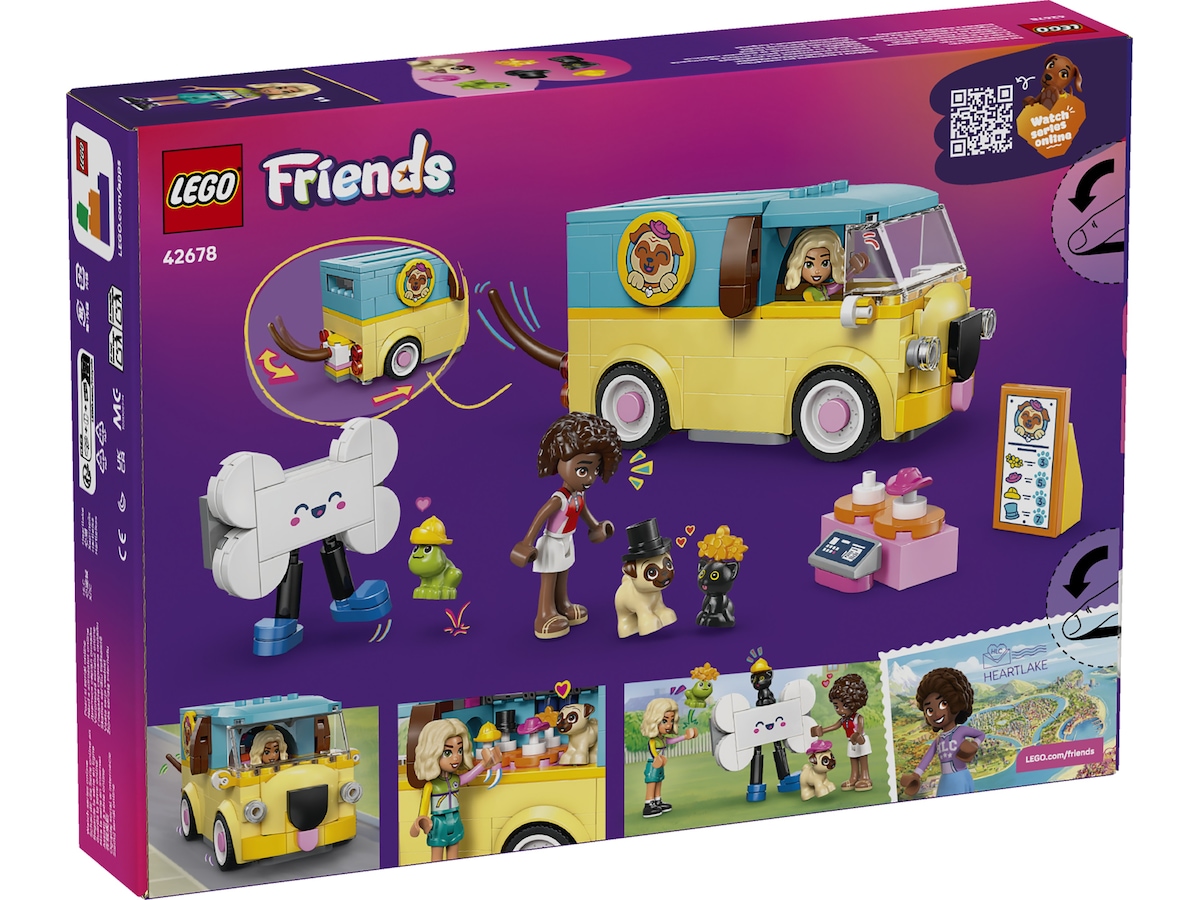LEGO Friends Varebil med dyretilbehør 42678 LEGO