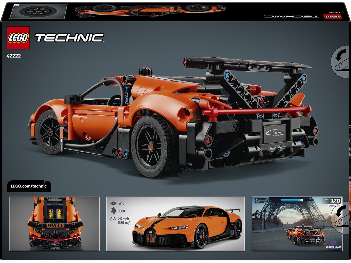 LEGO Technic Bugatti Chiron Pur Sport-hyperbil 42222 LEGO