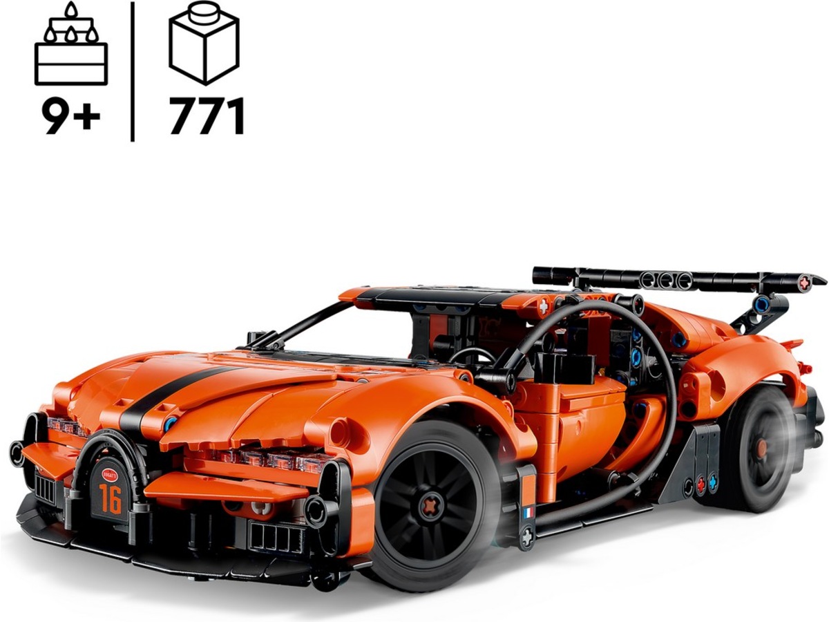 LEGO Technic Bugatti Chiron Pur Sport-hyperbil 42222 LEGO