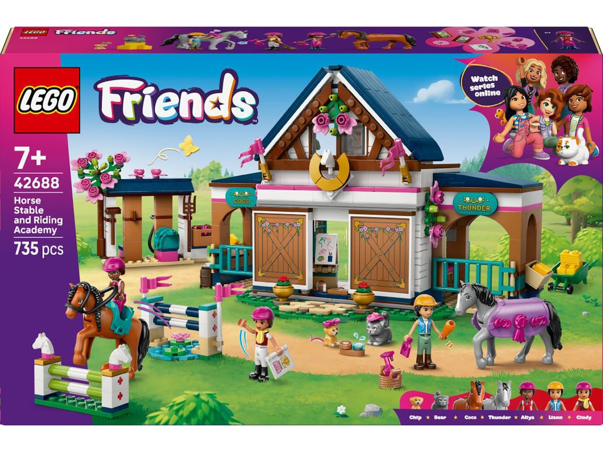 LEGO Friends Hestestall og rideskole 42688 LEGO