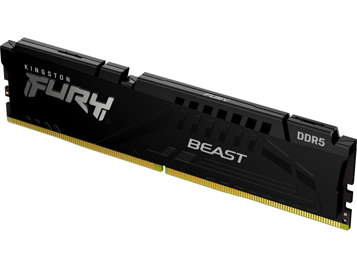 Kingston FURY Beast 6000MHz DDR5 16GB (sort) Minnebrikker